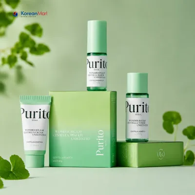 Purito wonder Releaf Centella Unscented Mini Kit